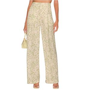 RESA Women’s Light Green Floral Sasha Trousers